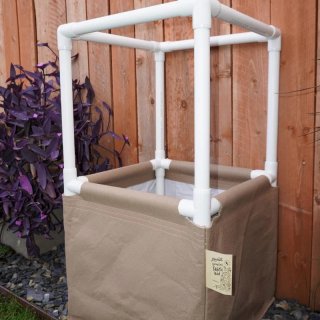 Grassroots "Hobby Grow" Living Soil Raised Bed (19”x 19”x18”) **Includes Pre-cut PVC and fittings!**